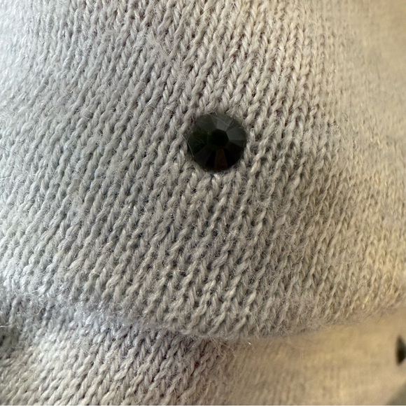 Nic + Zoe Soft Gray Twinkle Pullover Cashmere Cotton Blend Women’s Size Small - Picture 5 of 7